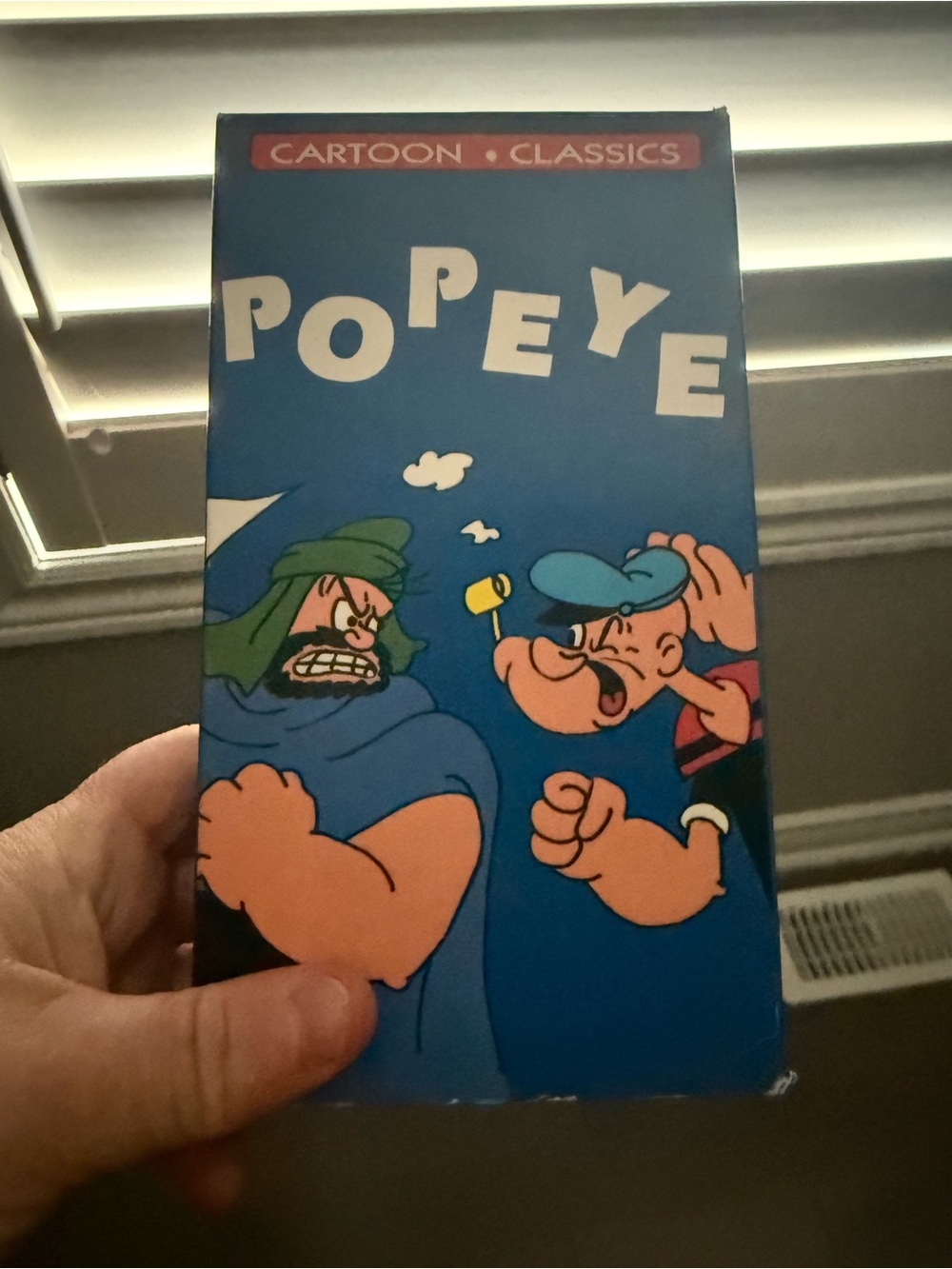 Popeye Cartoon Classics VHS - Blue Cover